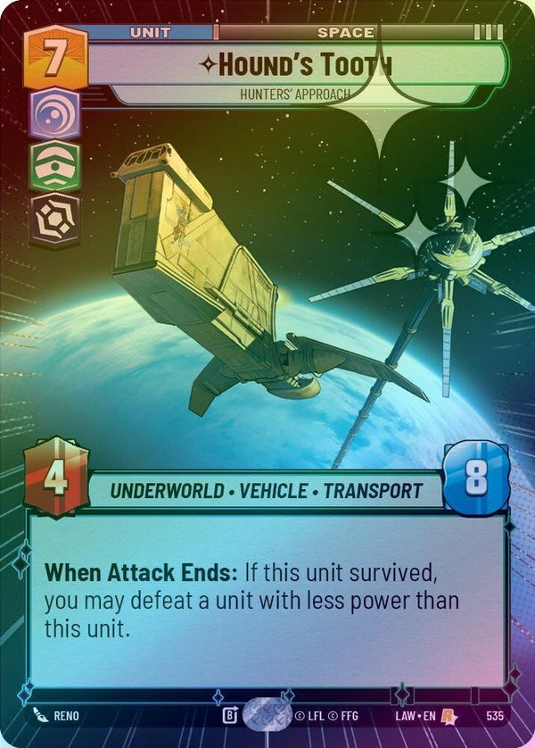 Hound's Tooth - Hunters' Approach (Hyperspace Foil) - 535 - Rare (Foil)