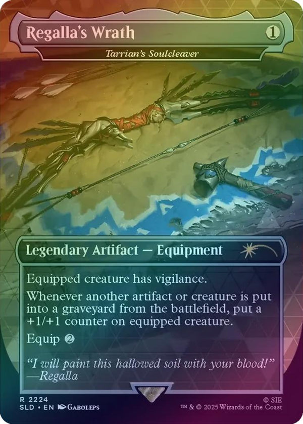 Regalla's Wrath // Tarrian's Soulcleaver - Horizon: Into The Forbidden West (Rainbow Foil) (SLD)