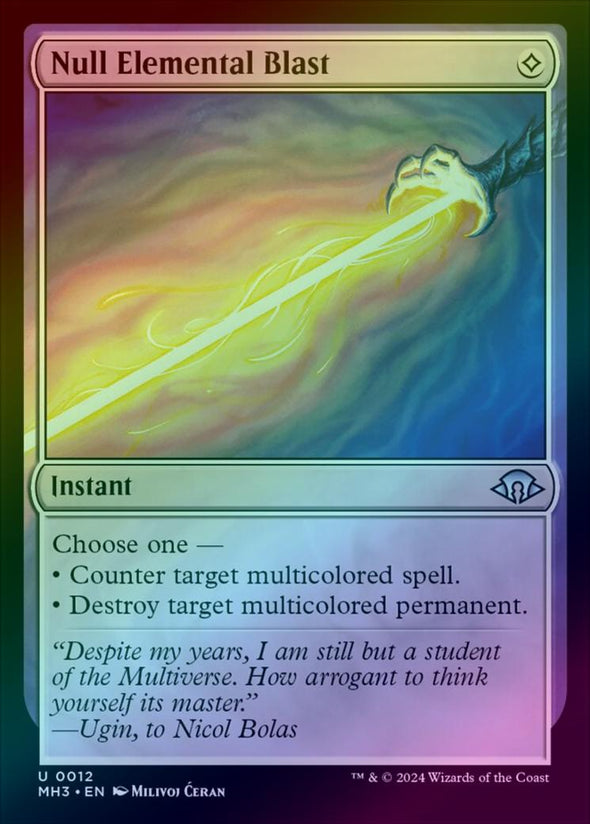 Null Elemental Blast (Foil) (MH3)