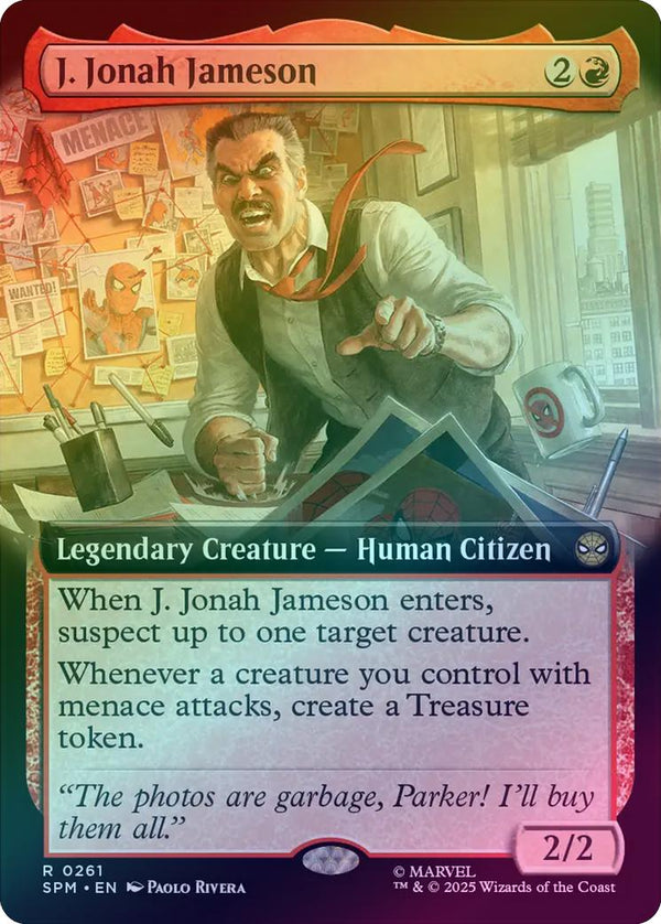 J. Jonah Jameson - Extended Art (Foil) (SPM)