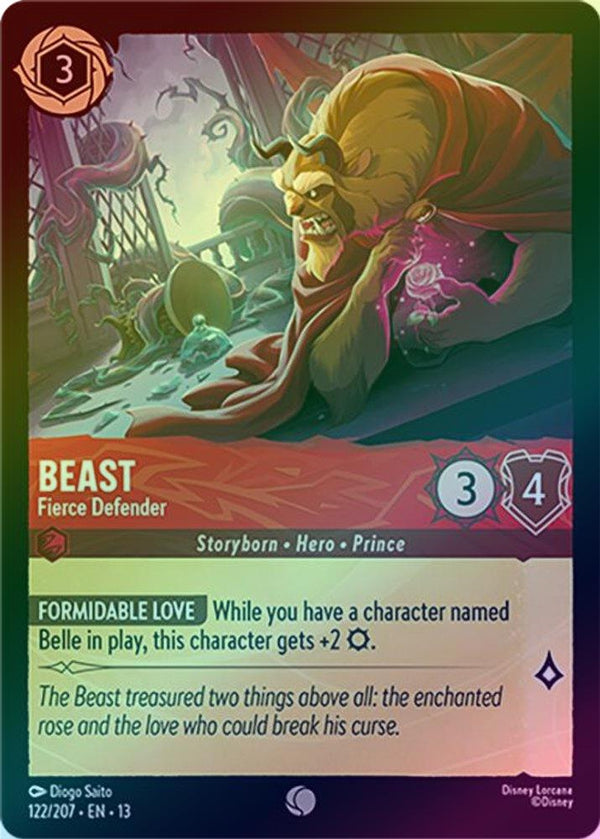 Beast (Fierce Defender) - 122/207 - Common (Foil)