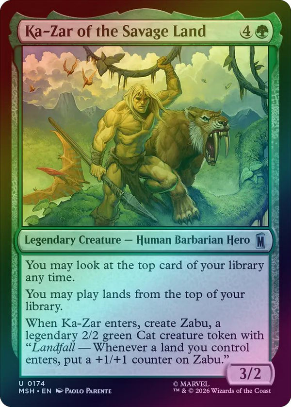 Ka-Zar of the Savage Land (Foil) (MSH) (Pre-Order)