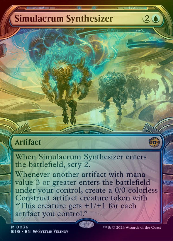 Simulacrum Synthesizer - Showcase (Foil) (BIG)