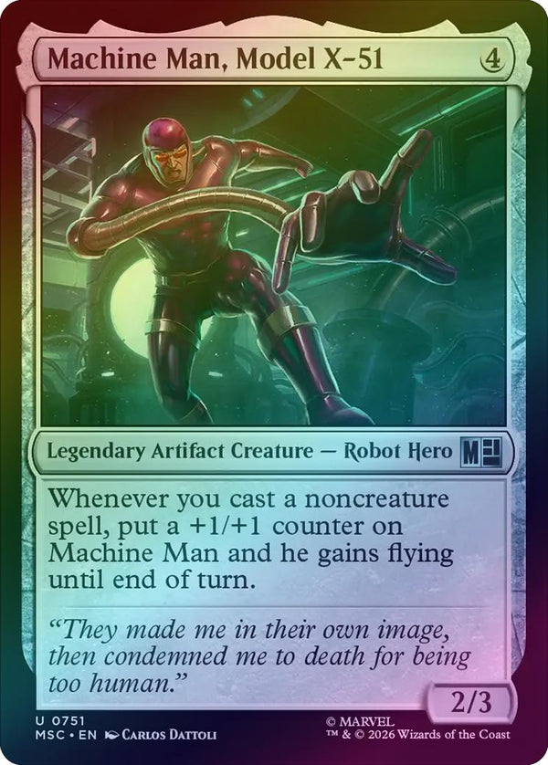 Machine Man, Model X-51 (Foil) (MSC)