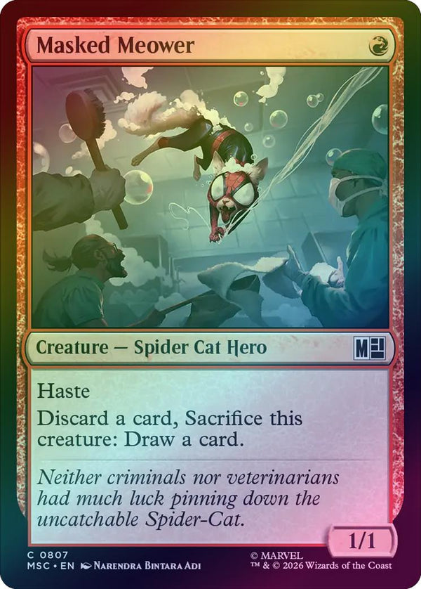 Masked Meower (Foil) (MSC)