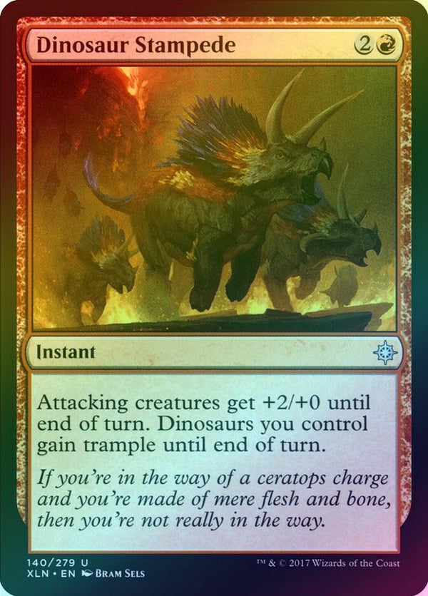 Dinosaur Stampede (Foil) (XLN)