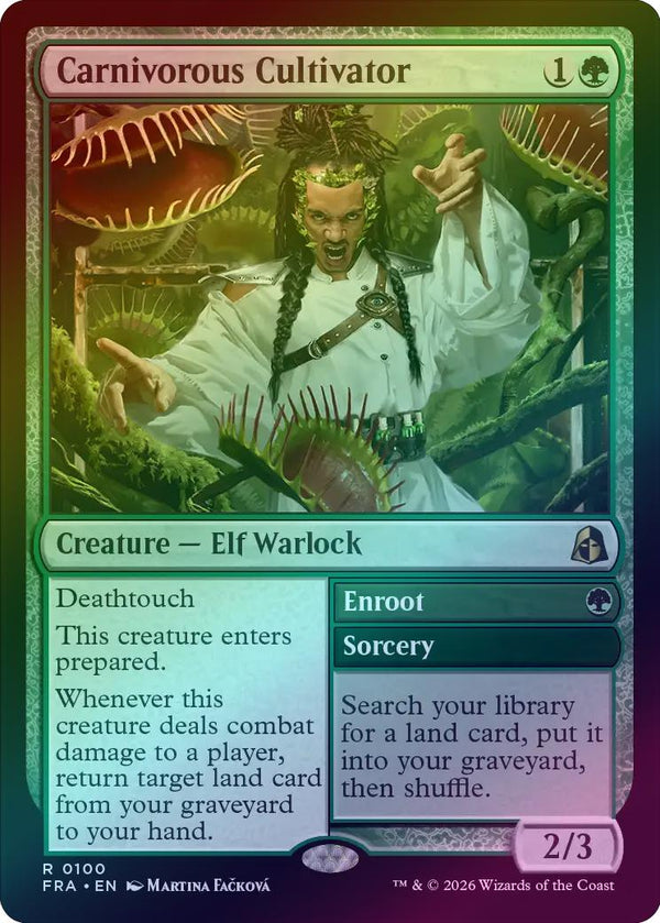 Carnivorous Cultivator // Enroot (Foil) (FRA) (Pre-Order)