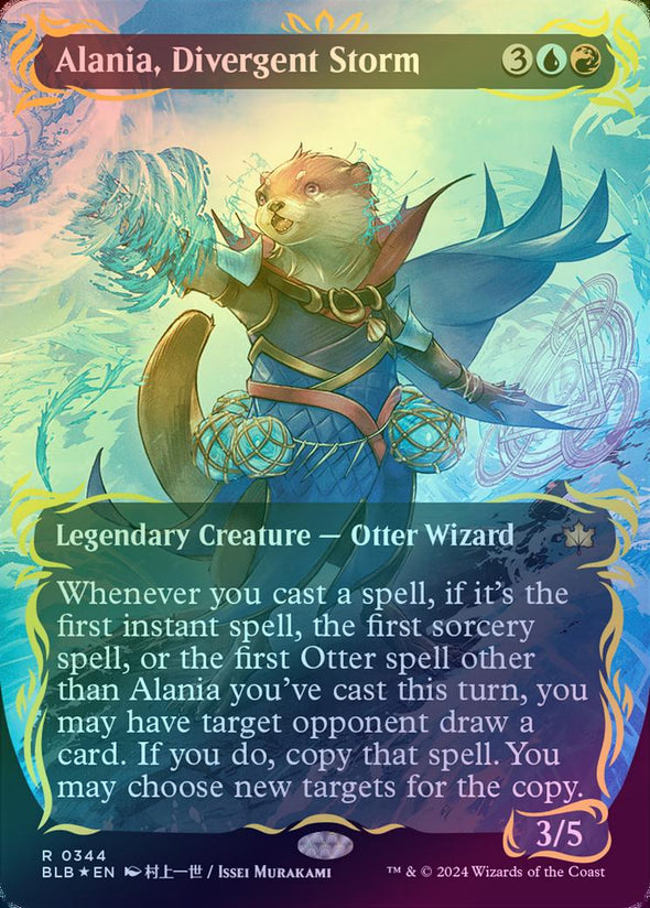 Alania, Divergent Storm - Borderless (Raised Foil) (BLB)