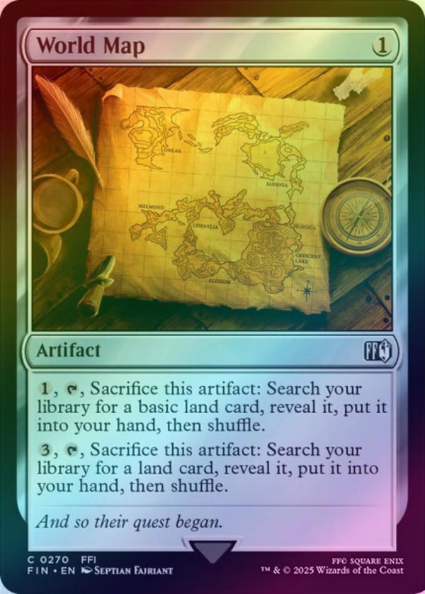 World Map (Foil) (FIN)