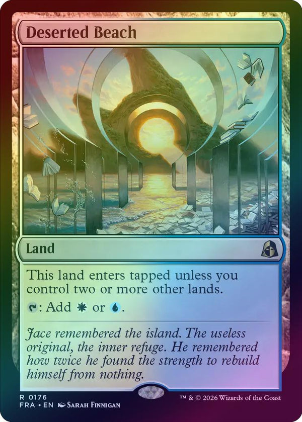 Deserted Beach (Foil) (FRA) (Pre-Order)