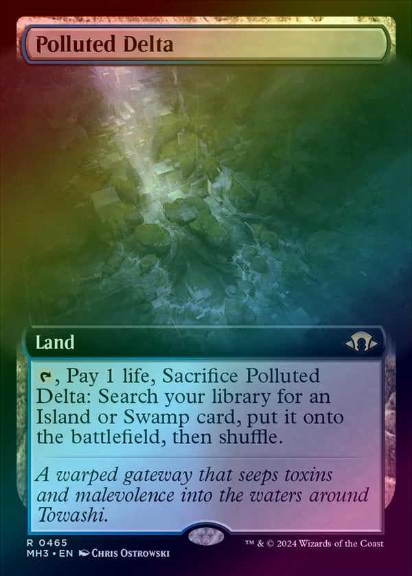 Polluted Delta - Extended Art (Foil) (MH3)