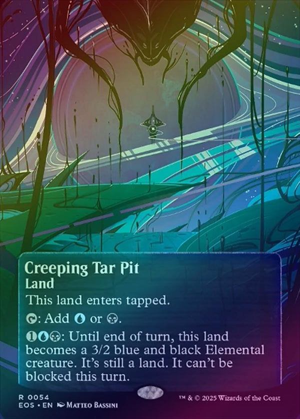 Creeping Tar Pit - Borderless Poster (Foil) (EOS)