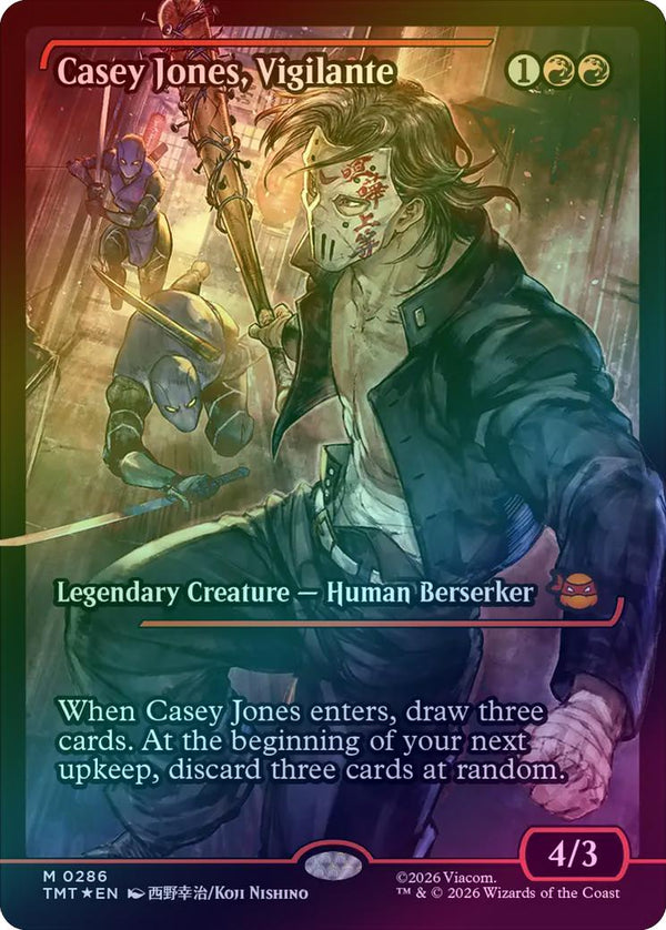 Casey Jones, Vigilante - Japan Showcase (Foil) (TMT)