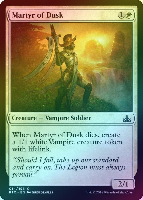 Martyr of Dusk (Foil) (RIX)