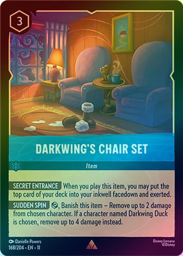 Darkwing's Chair Set - 168/204 - Rare (Foil)