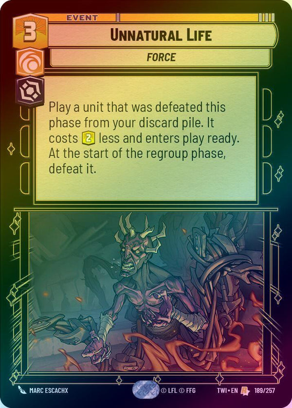 Unnatural Life - 189/257 - Rare (Foil)