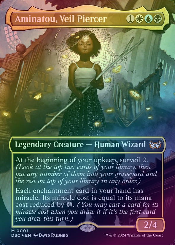 Aminatou, Veil Piercer - Borderless (Foil) (DSC)