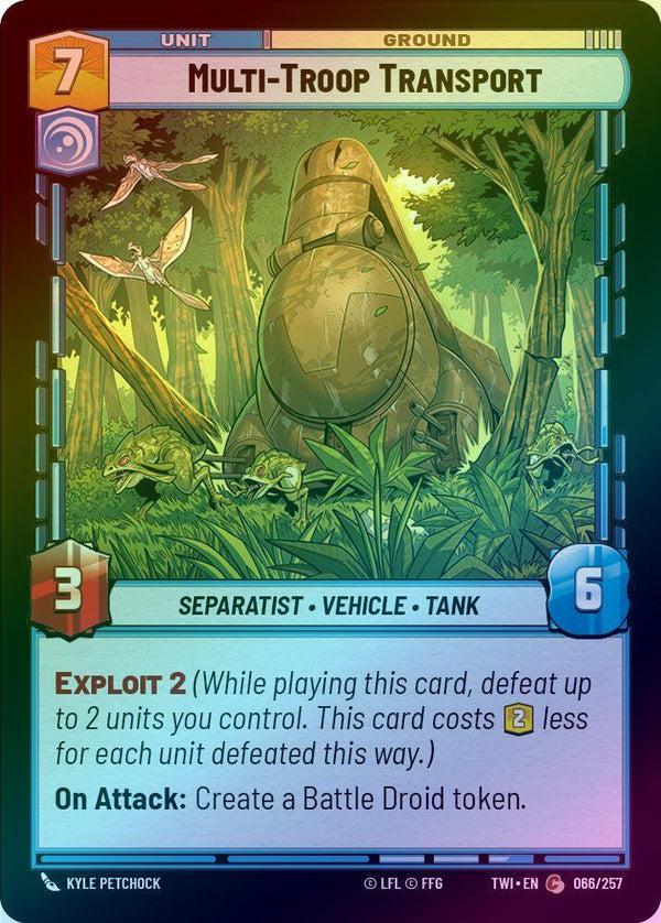 Multi-Troop Transport - 066/257 - Common (Foil)