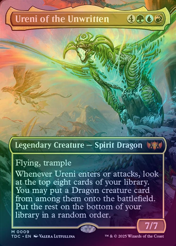 Ureni of the Unwritten - Borderless (Foil) (TDC)