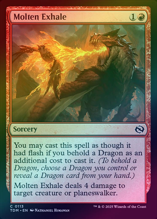 Molten Exhale (Foil) (TDM)