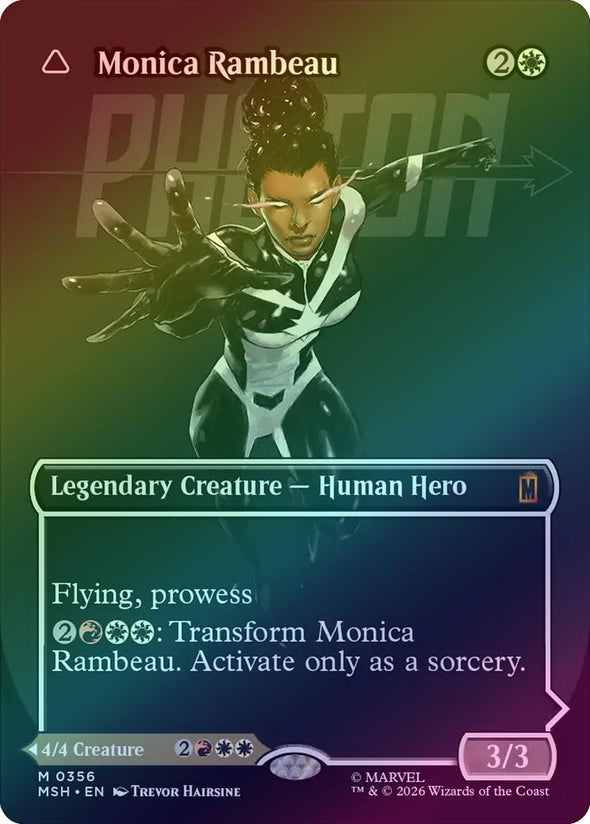 Monica Rambeau // Photon, Living Light - Logo Showcase (Foil) (MSH) (Pre-Order)