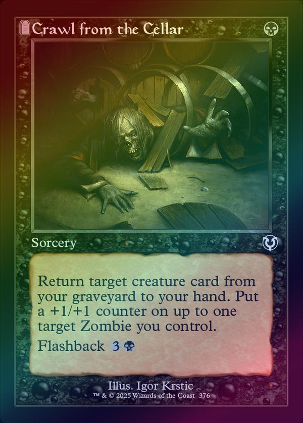 Crawl from the Cellar - Retro Frame (Foil) (INR)