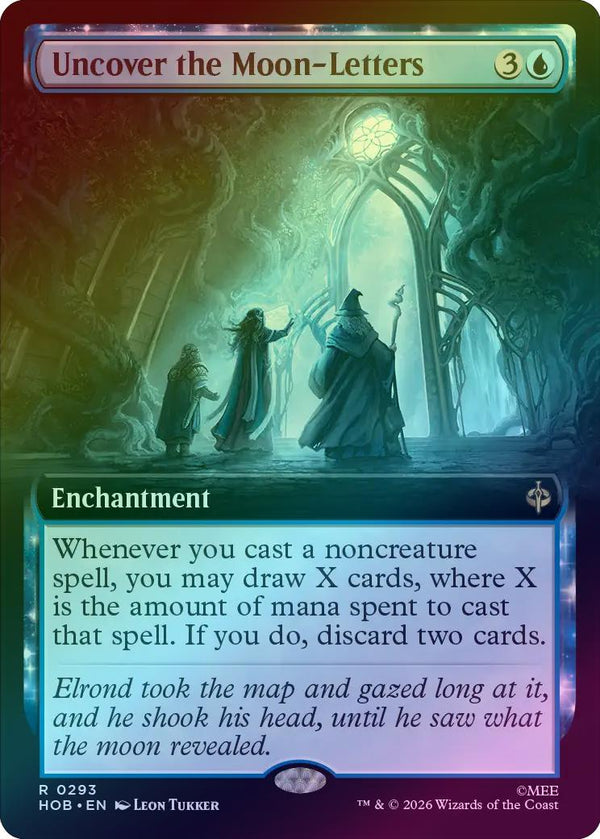 Uncover the Moon-Letters - Extended Art (Foil) (HOB) (Pre-Order)