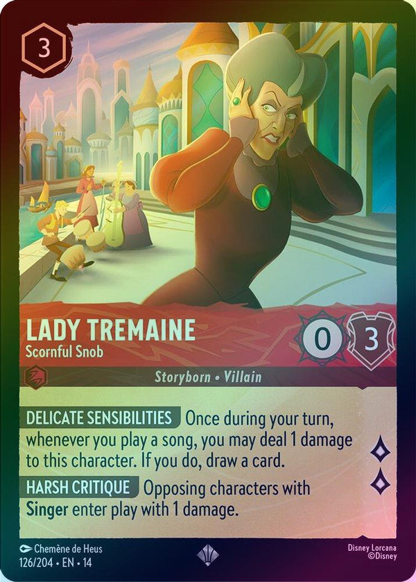 Lady Tremaine (Scornful Snob) - 126/204 - Super Rare (Foil)