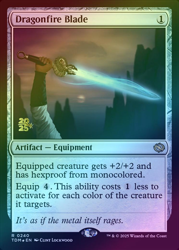 Dragonfire Blade - Prerelease Promo (Foil) (PTDM)