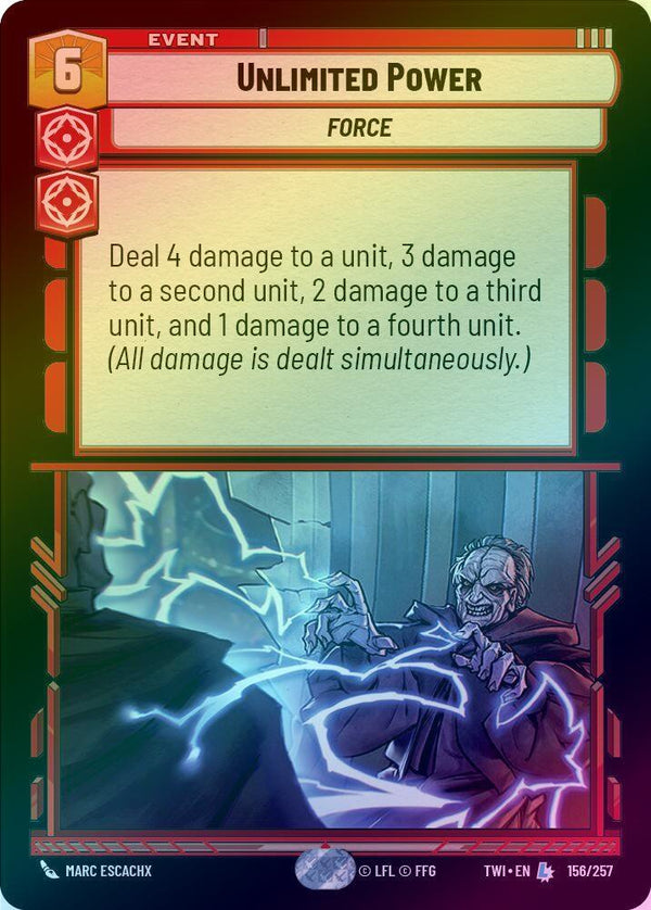 Unlimited Power - 156/257 - Legendary (Foil)