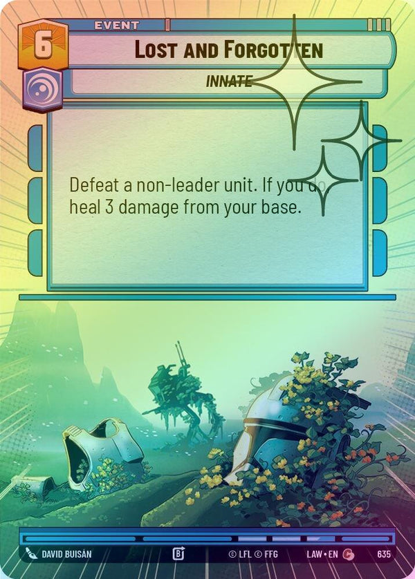 Lost and Forgotten (Hyperspace Foil) - 635 - Common (Foil)