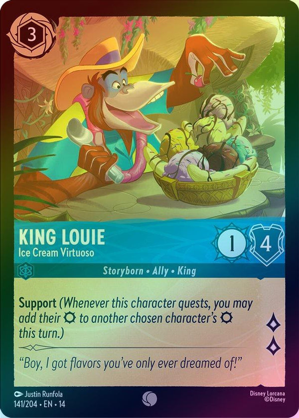 King Louie (Ice Cream Virtuoso) - 141/204 - Common (Foil)