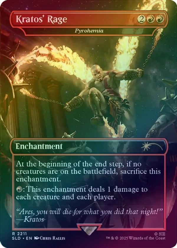 Kratos' Rage // Pyrohemia - God Of War: Greek (Foil) (SLD)