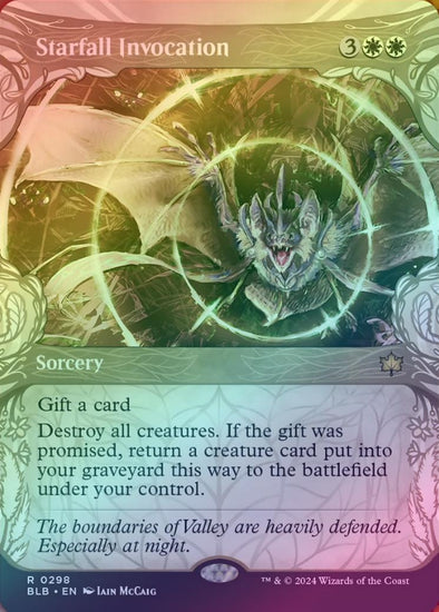 Starfall Invocation - Woodland Showcase (Foil) (BLB)