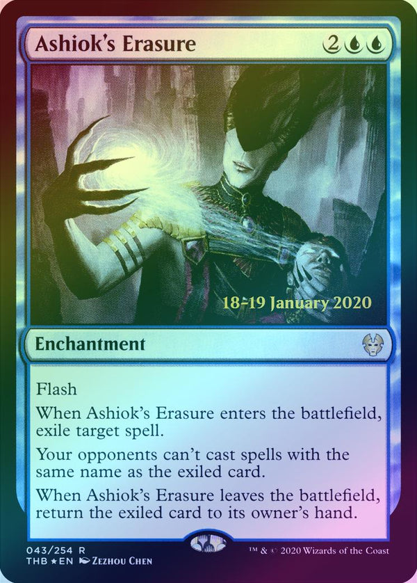 Ashiok's Erasure - Prerelease Promo (PTHB) (Foil)