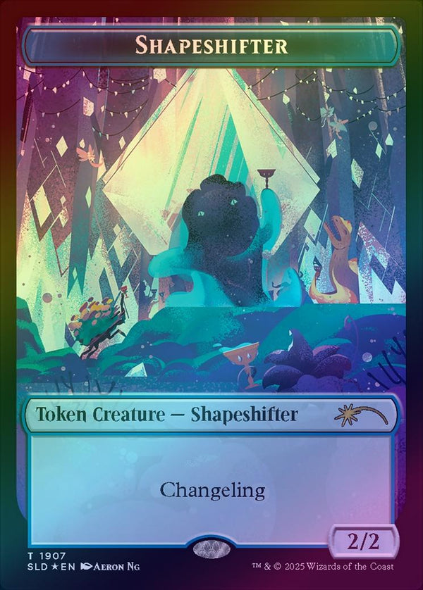 Shapeshifter Token (1907) - Everyone's Invited! (Double Rainbow Foil) (SLD)