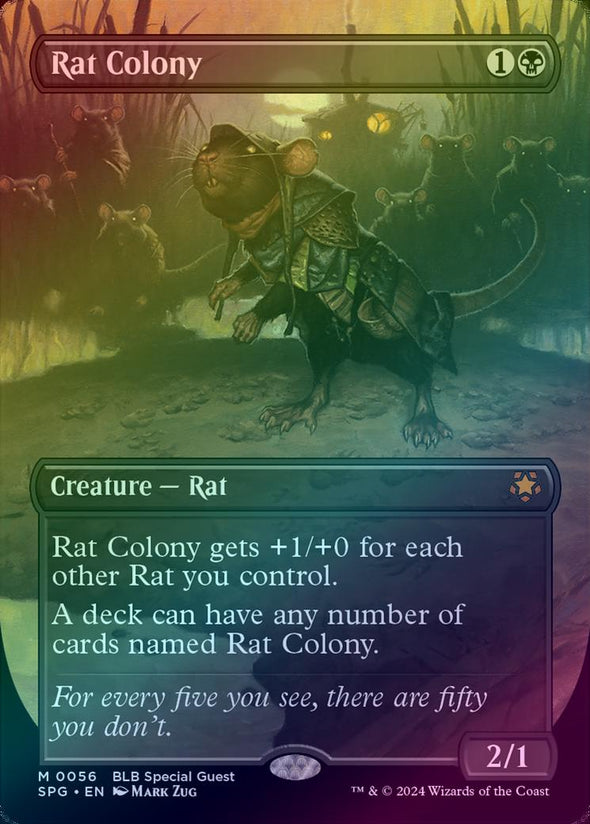 Rat Colony - Borderless (Foil) (SPG)