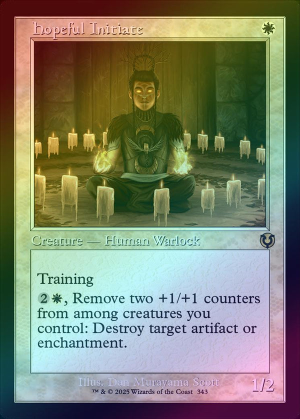 Hopeful Initiate - Retro Frame (Foil) (INR)