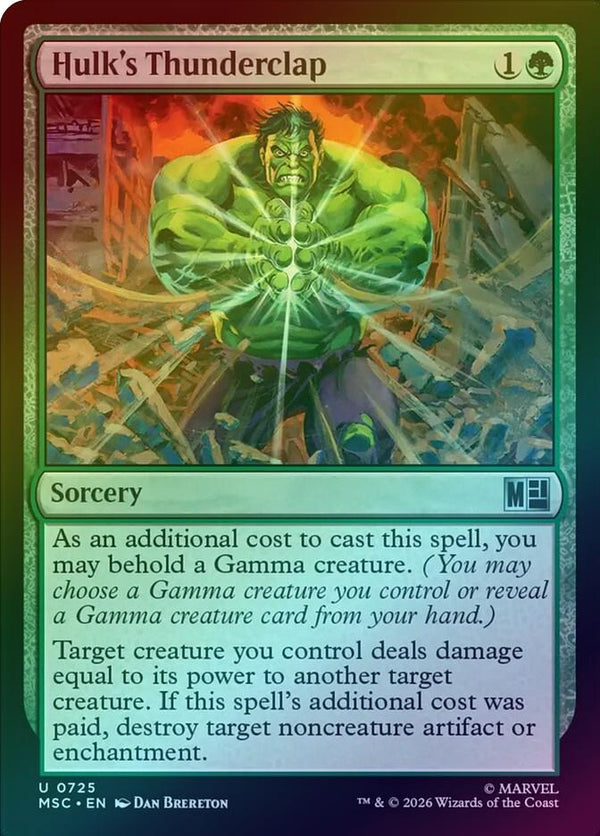 Hulk's Thunderclap (Foil) (MSC)