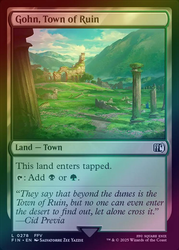 Gohn, Town of Ruin (Foil) (FIN)