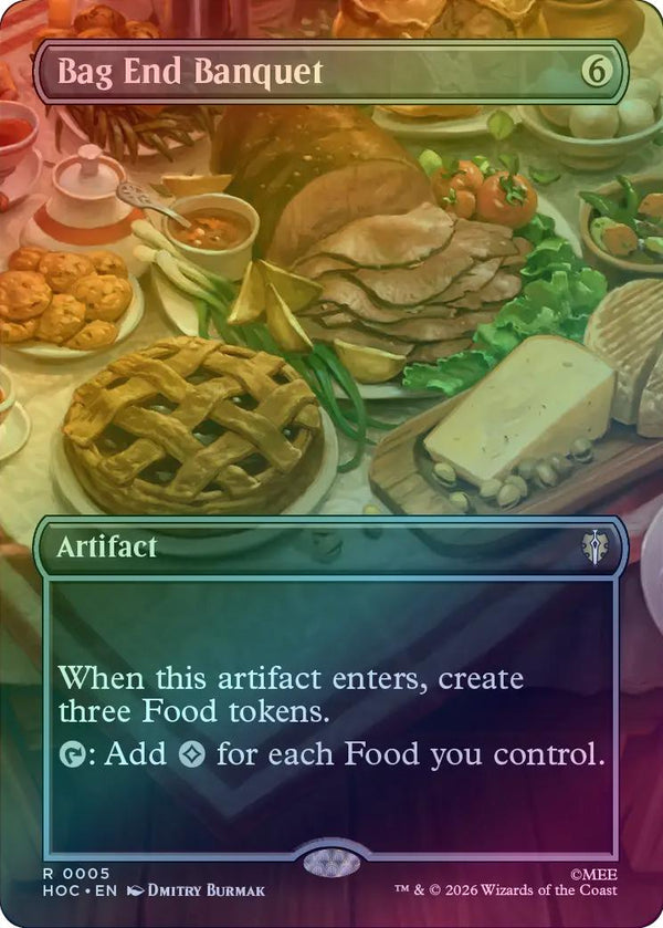 Bag End Banquet - Borderless (Foil) (HOC)