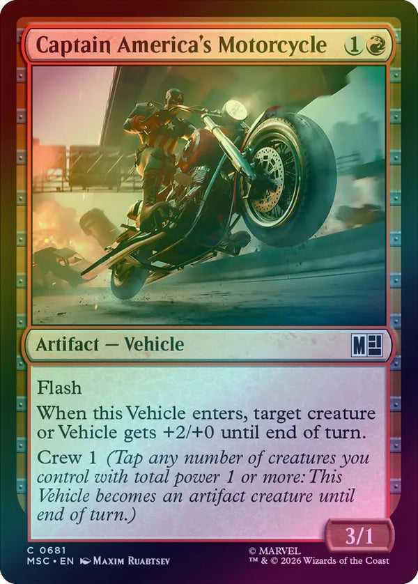 Captain America's Motorcycle (Foil) (MSC)