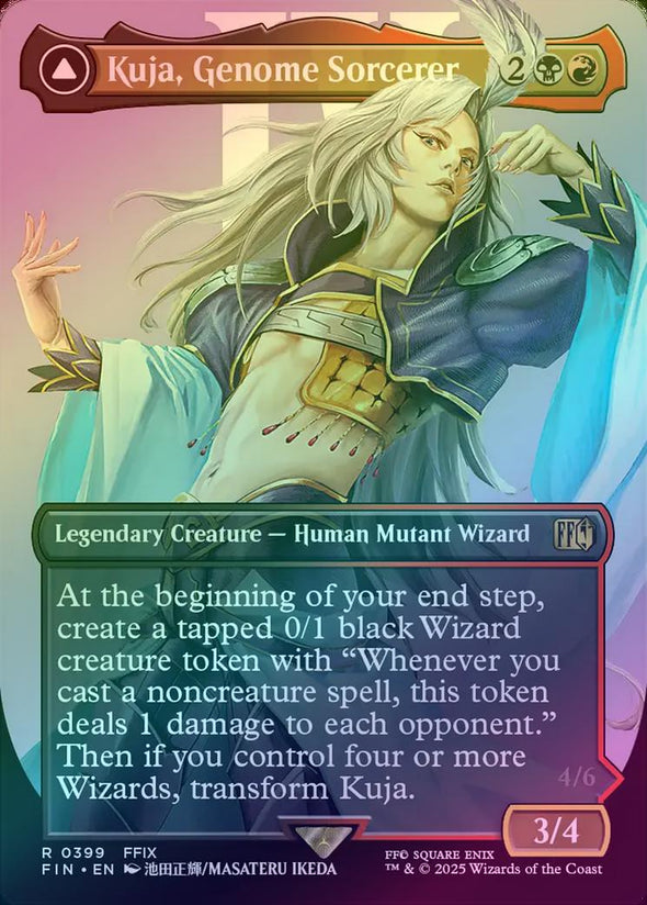 Kuja, Genome Sorcerer // Trance Kuja, Fate Defied - Borderless (Foil) (FIN)
