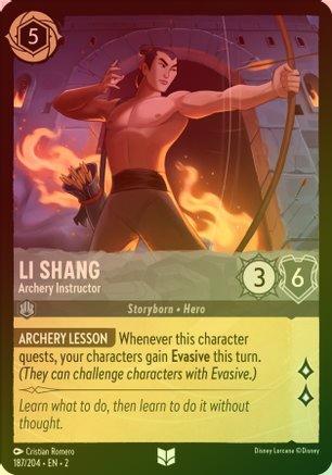 Li Shang (Archery Instructor) - 187/204 - Uncommon (Foil)