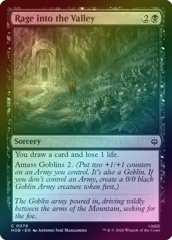 Rage into the Valley (Foil) (HOB) (Pre-Order)