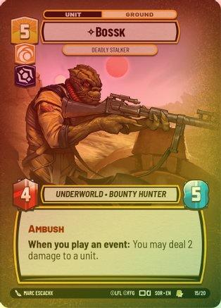 Bossk - Weekly Play Promo - Deadly Stalker - 15/20 - Rare (Foil)