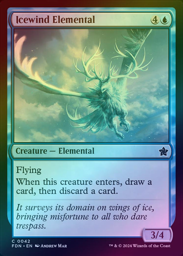 Icewind Elemental (Foil) (FDN)