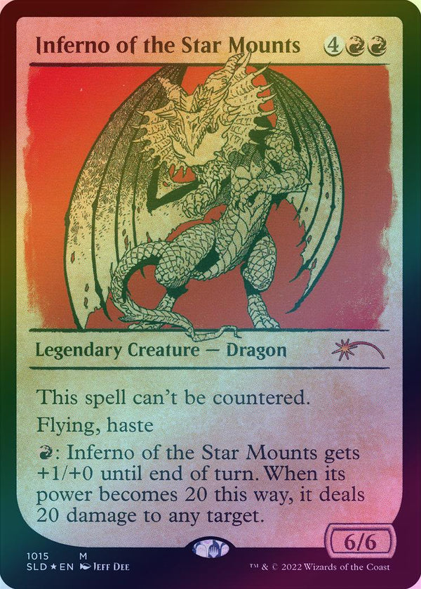 Inferno of the Star Mounts - Here Be Dragons (Foil) (SLD)
