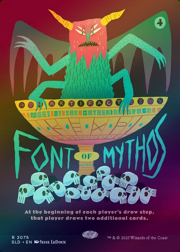 Font of Mythos - Secret Lair x KEXP: You Are Not Alone (Rainbow Foil) (SLD)