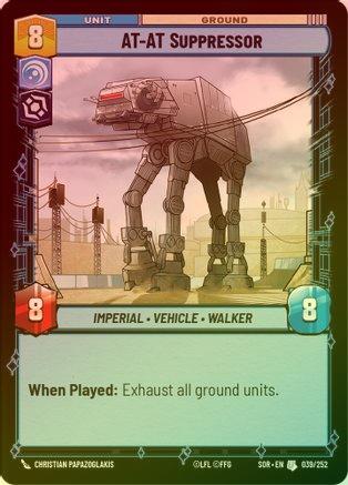 AT-AT Suppressor - 039/252 - Uncommon (Foil)